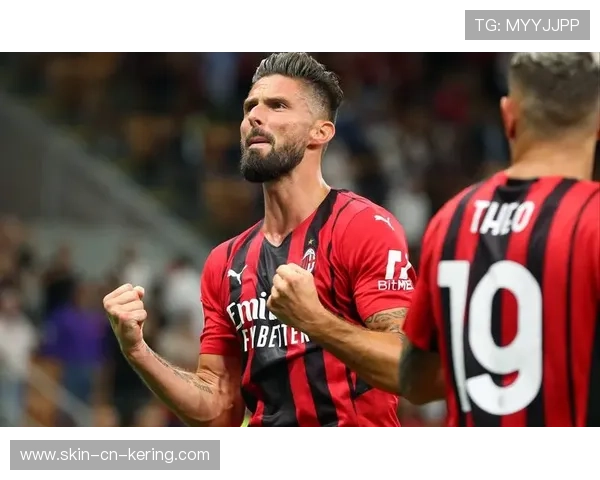 AC米兰三次尝试后突破，吉鲁近射破门